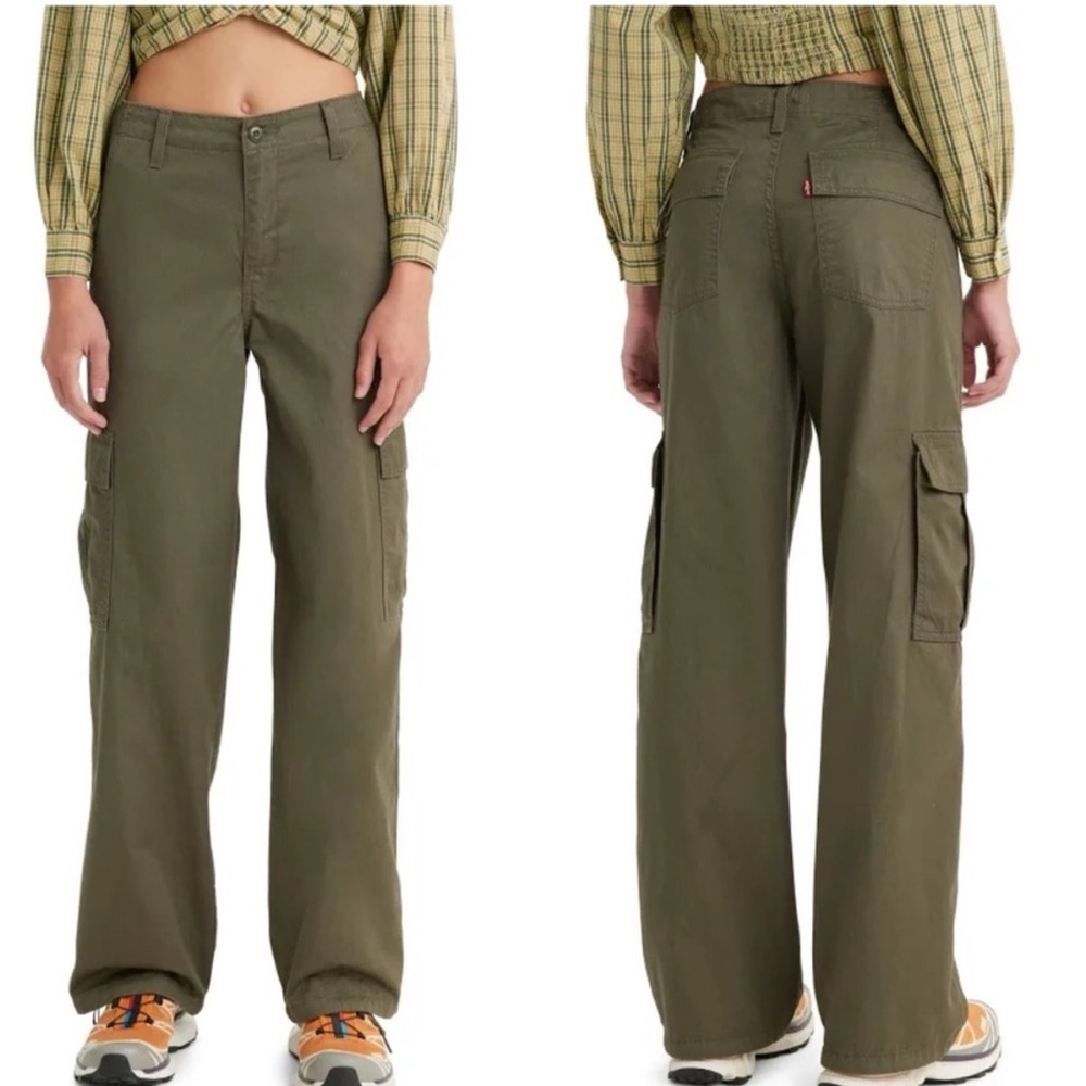 Levi’s’94 Baggy Cargo Pants 27x30 Military Green